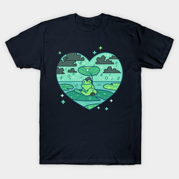 Frog Boyfriend T-Shirt by Lemonscribs